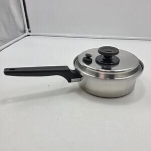 VTG Royal Prestige 7 ply SS Titanium Silver Alloy Copper  1 QT Saucepan with Lid